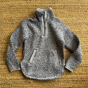 Cuddly Sherpa girls pullover